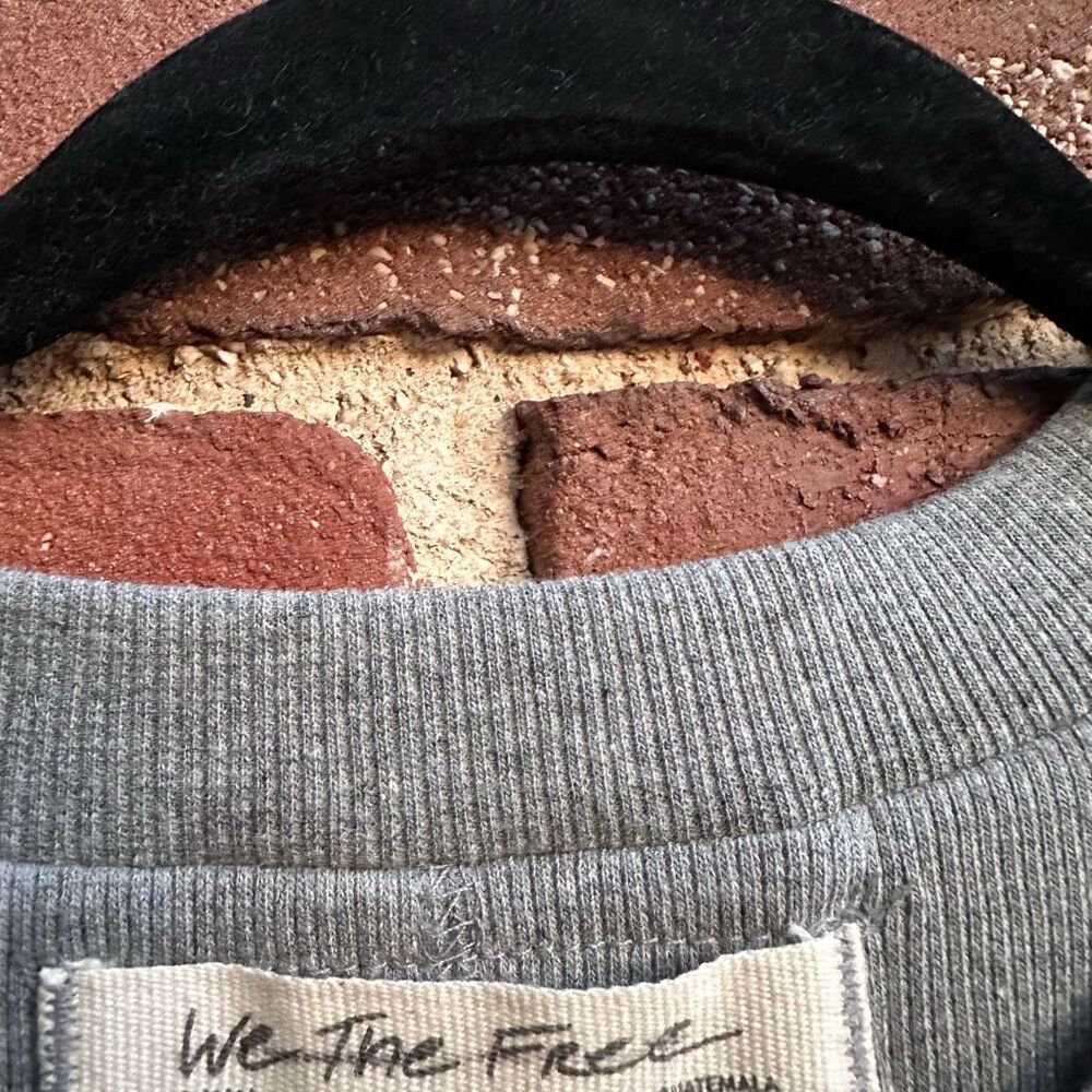 Free People X We The Free Kate Ribbed Stretch Tank Top Gray Womens S NEW - Picture 8 of 9